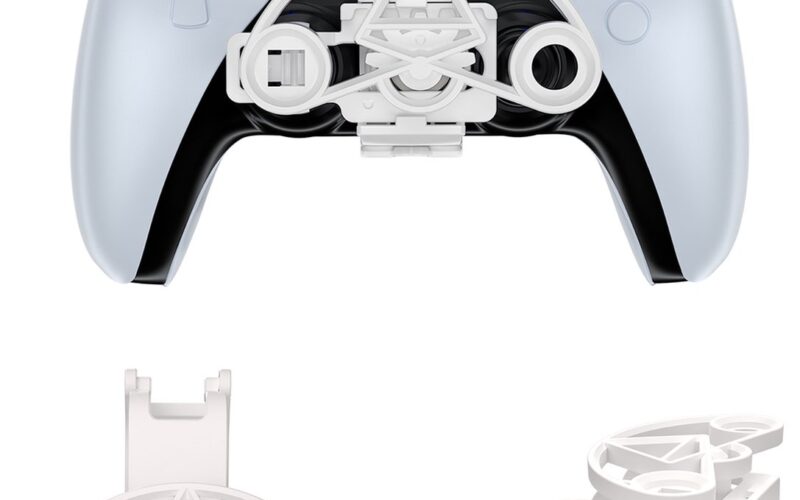 YONO Stuur geschikt voor Playstation PS5 Controller - Stuurwiel - Racestuur - Accessoires - Wit