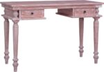 vidaXL - Bureau - 115x50x78 - cm - massief - mahoniehout