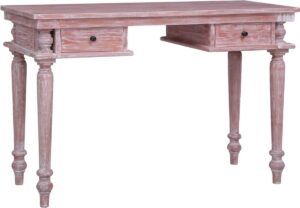 vidaXL - Bureau - 115x50x78 - cm - massief - mahoniehout