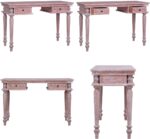 vidaXL Bureau 115x50x78 cm massief mahoniehout - Bureau - Bureaus - Kantoorbureau - Studeertafel